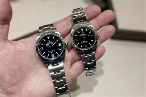 rolex eplorer 40|Rolex explorer 36mm vs 40mm.